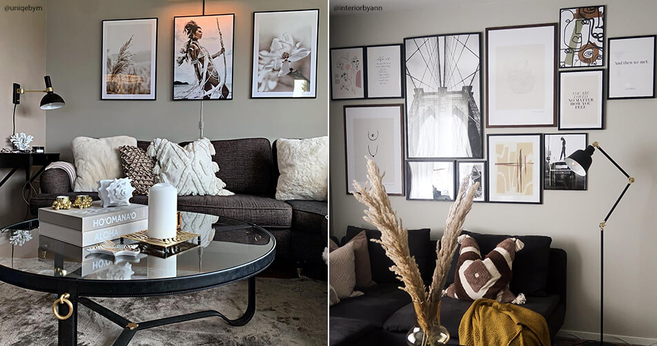 Svetainės interjeras - maksimalistinis stilius