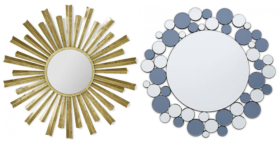 Unikalūs veidrodžiai - apvalūs veidrodžiai - saulės veidrodis